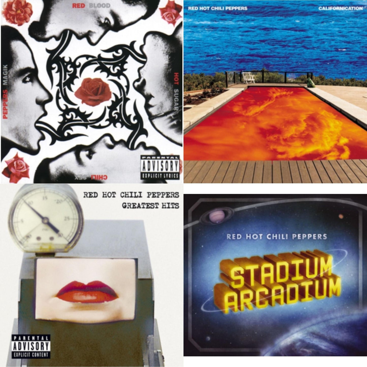 Blood Sugar Sex Magik & Californication & Greatest Hits & Stadium Arcadium