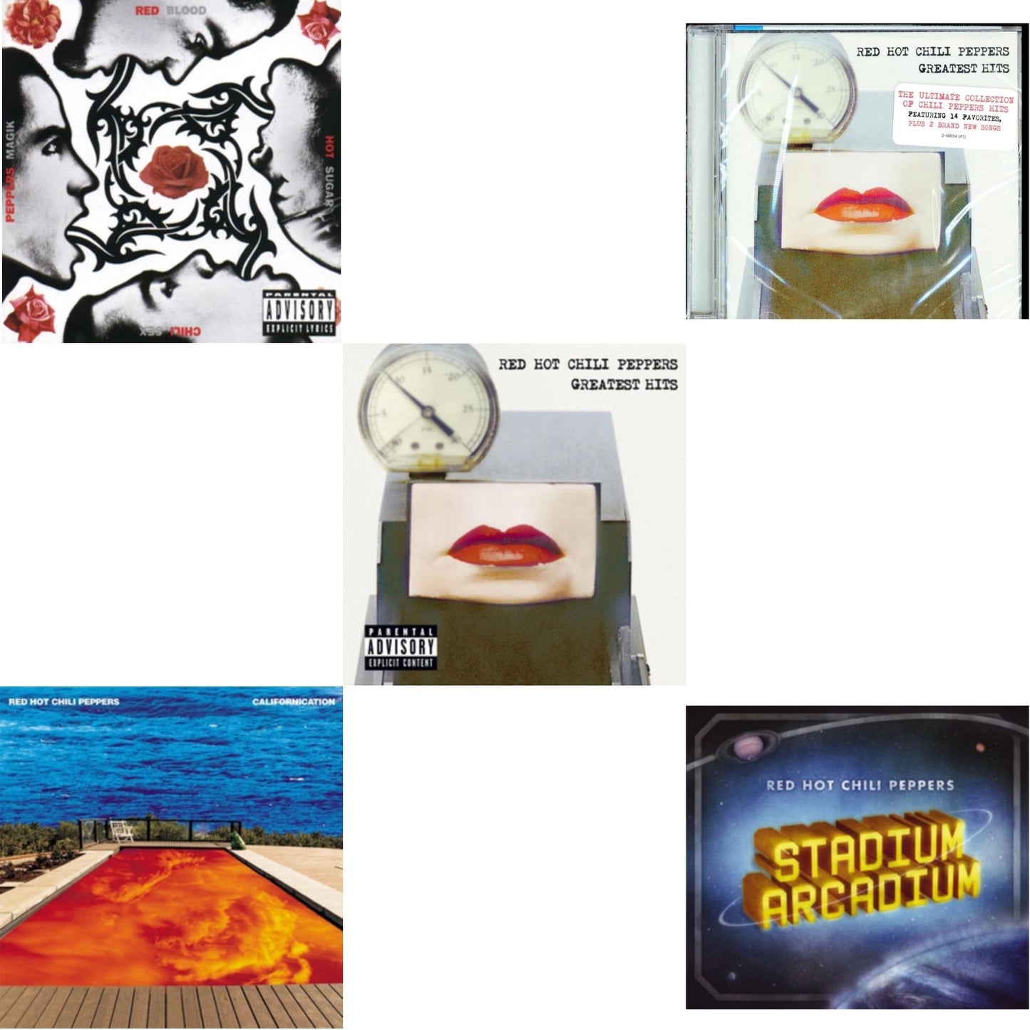 Blood Sugar Sex Magik & Californication & Greatest Hits & Greatest Hits & Stadium Arcadium