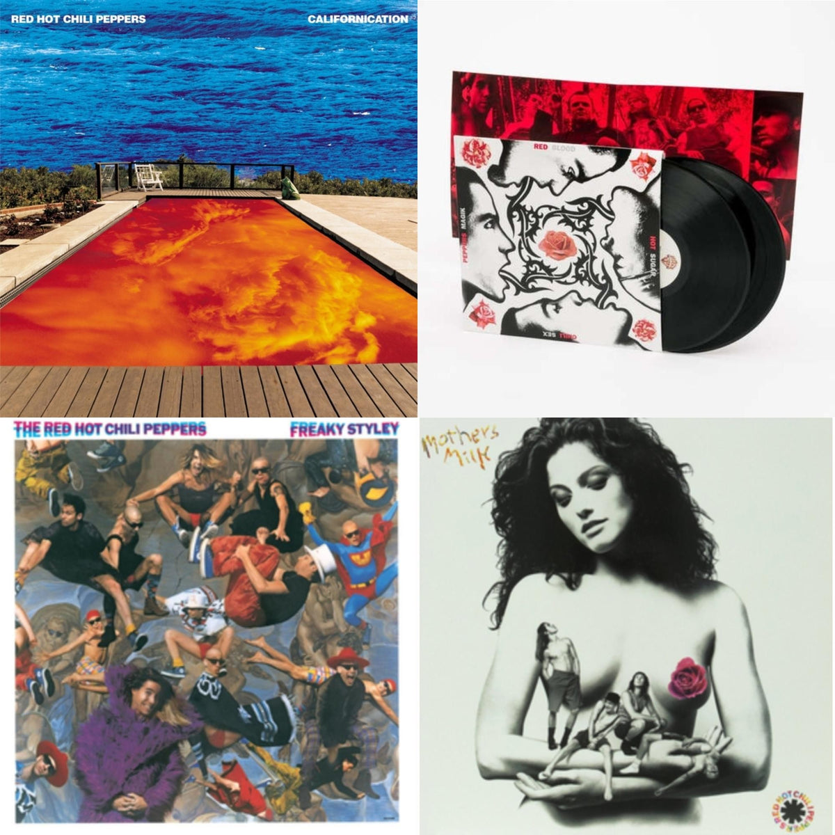 Californication (2LP/Red & Blue Vinyl) & Blood Sugar Sex Magik & Freaky Styley & Mother's Milk