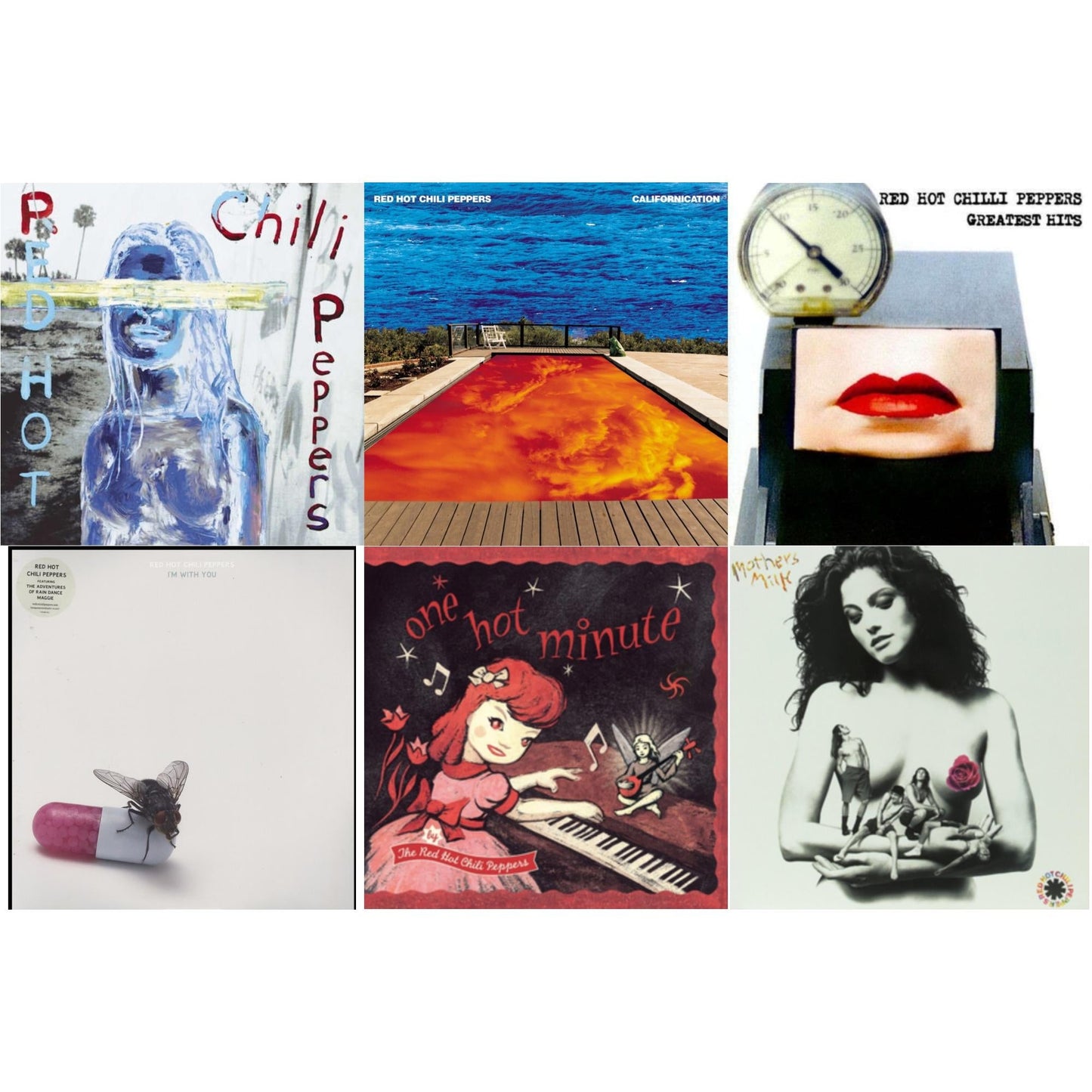 By The Way & Californication (2LP/Red & Blue Vinyl) & Greatest Hits (X) & I'm With You & One Hot Minute & Mother's Milk