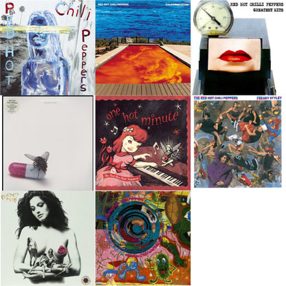 By The Way & Californication (2LP/Red & Blue Vinyl) & Greatest Hits (X) & I'm With You & One Hot Minute & Freaky Styley & Mother's Milk & Uplift Mofo Party Plan