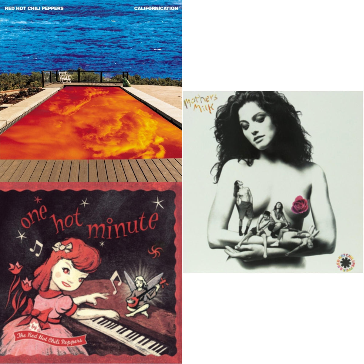 Californication (2LP/Red & Blue Vinyl) & One Hot Minute & Mother's Milk