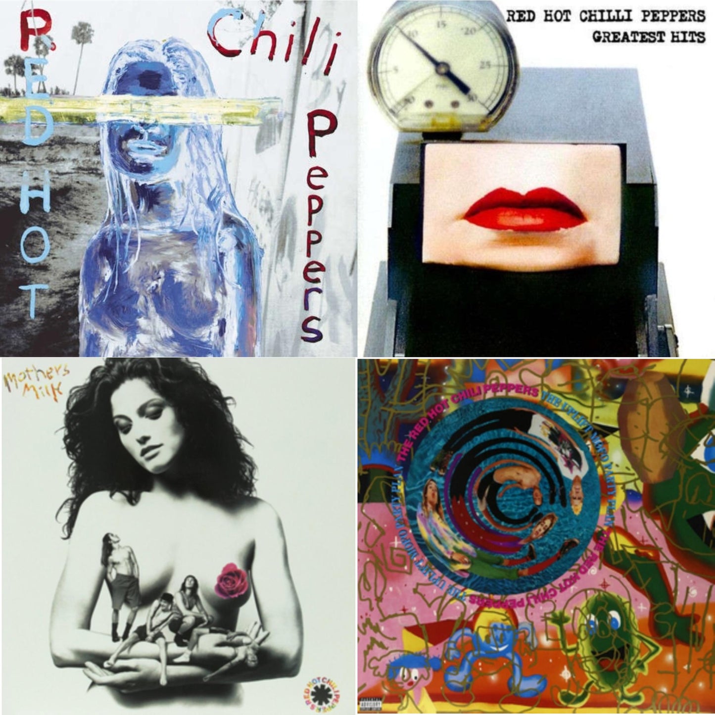 By The Way & Greatest Hits (X) & Mother's Milk & Uplift Mofo Party Plan