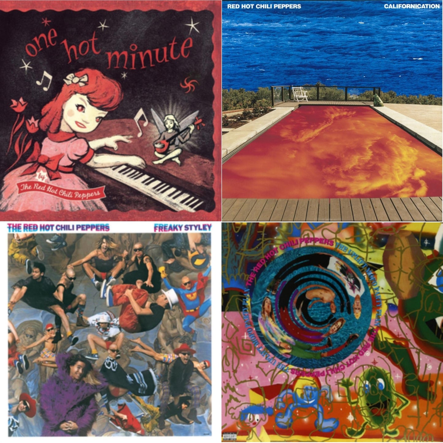 Californication (2LP/180G) & One Hot Minute & Freaky Styley & Uplift Mofo Party Plan