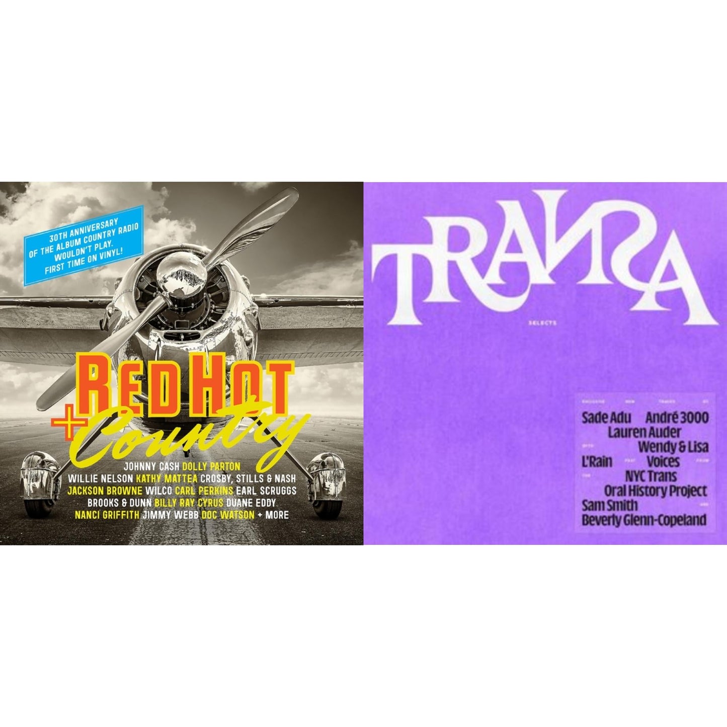 Red Hot & Country (2LP/Coke Bottle Clear Vinyl) & Transa: Selects