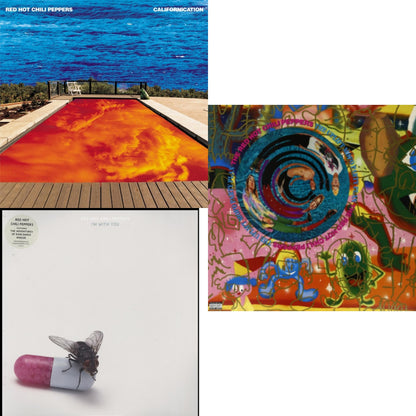 This is a 3 LP Vinyl SKU bundle.
1.This LP Vinyl is brand new.Format: LP VinylThis item's title is: Californication (2LP/Red & Blue Vinyl)Artist: Red Hot Chili PeppersBarcode: 093624843276Release Date: 7/26/2024
2.This LP Vinyl is brand new.