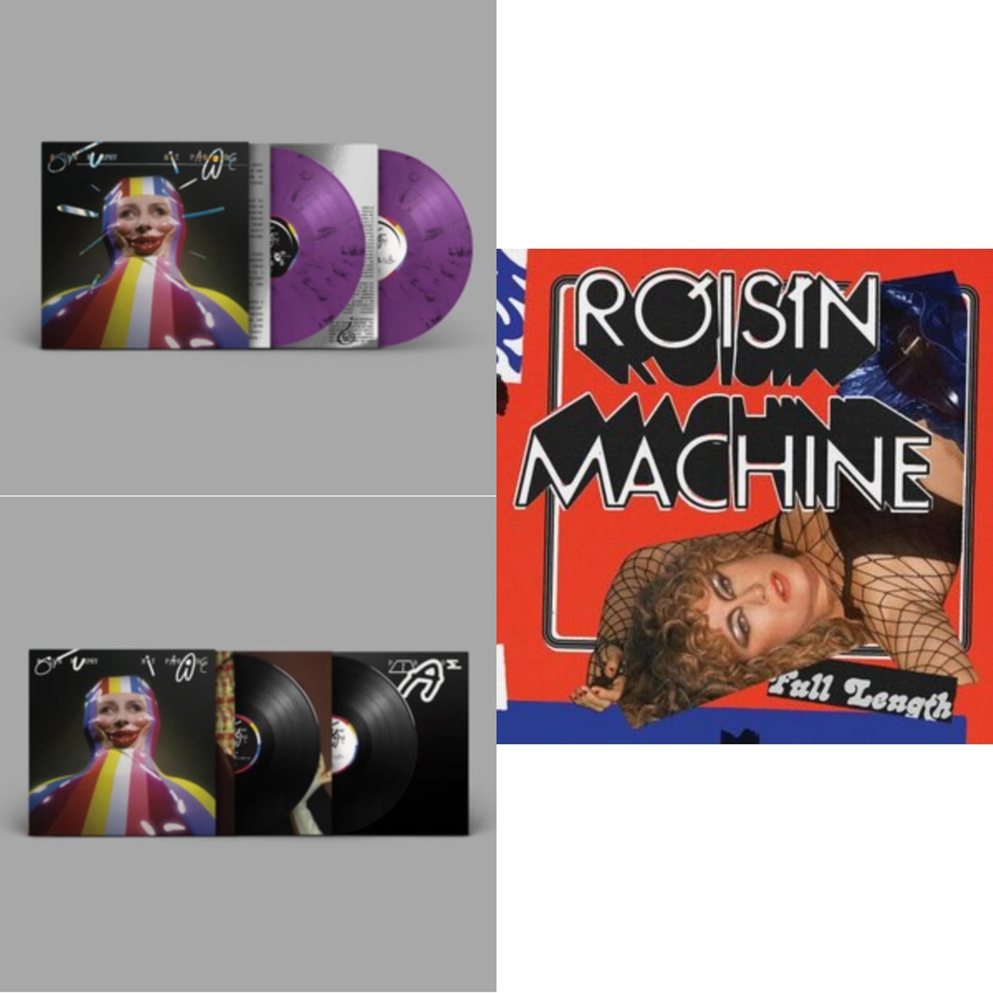 This is a 3 LP Vinyl SKU bundle.
1.This LP Vinyl is brand new.Format: LP VinylMusic Style: BalearicThis item's title is: Hit Parade (Deluxe Edition/Purple Marble Vinyl/2LP)Artist: Roisin MurphyLabel: NINJA TUNEBarcode: 5054429175035Release Date: 9/8/2023
2.This LP Vinyl is brand new.