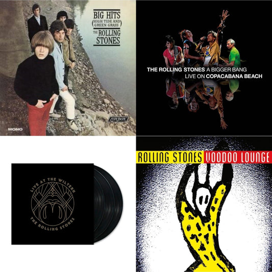 Big Hits (High Tide Green Grass LP Vinyl) & Bigger Bang Live On Copacabana Beach (Multi Color Vinyl/3LP) & Live At The Wiltern (3LP) & Voodoo Lounge (30Th Anniversary) (Red/Yellow Vinyl/2LP)