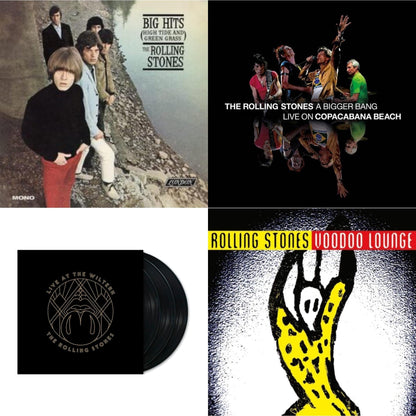 Big Hits (High Tide Green Grass LP Vinyl) & Bigger Bang Live On Copacabana Beach (Multi Color Vinyl/3LP) & Live At The Wiltern (3LP) & Voodoo Lounge (30Th Anniversary) (Red/Yellow Vinyl/2LP)