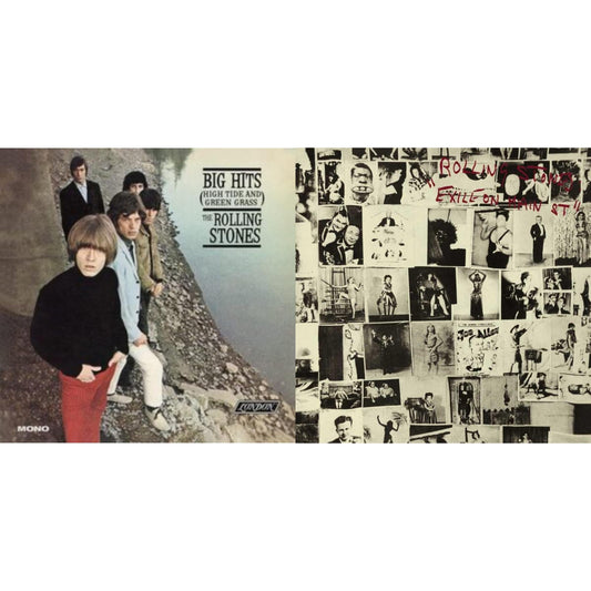 Big Hits (High Tide Green Grass LP Vinyl) & Exile On Main Street (2LP)