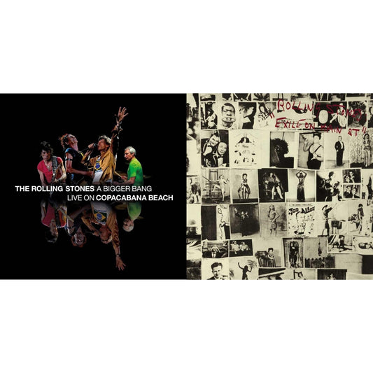 Bigger Bang Live On Copacabana Beach (Multi Color Vinyl/3LP) & Exile On Main Street (2LP)