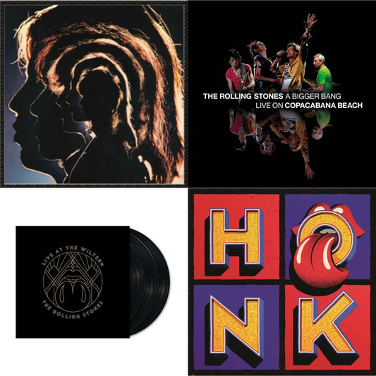 Hot Rocks 1964-1971 (2LP) & Bigger Bang Live On Copacabana Beach (Multi Color Vinyl/3LP) & Live At The Wiltern (3LP) & Honk (Translucent Red Vinyl/2LP)