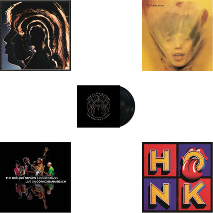 Hot Rocks 1964-1971 (2LP) & Bigger Bang Live On Copacabana Beach (Multi Color Vinyl/3LP) & Live At The Wiltern (3LP) & Goats Head Soup (2LP 2020 Deluxe Edition) & Honk (Translucent Red Vinyl/2LP)