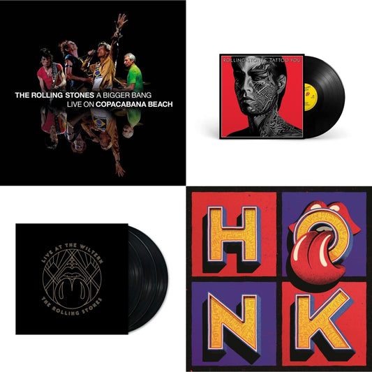 Bigger Bang Live On Copacabana Beach (Multi Color Vinyl/3LP) & Tattoo You (2021 Remaster) & Live At The Wiltern (3LP) & Honk (Translucent Red Vinyl/2LP)