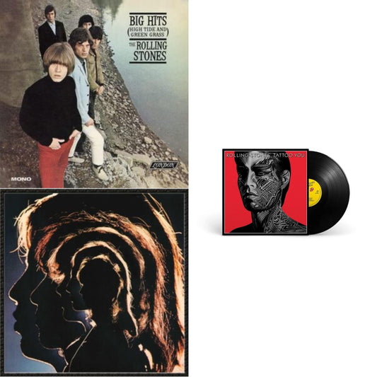 Big Hits (High Tide Green Grass LP Vinyl) & Hot Rocks 1964-1971 (2LP) & Tattoo You (2021 Remaster)