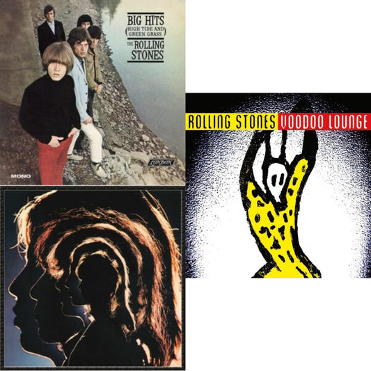 Big Hits (High Tide Green Grass LP Vinyl) & Hot Rocks 1964-1971 (2LP) & Voodoo Lounge (30Th Anniversary) (Red/Yellow Vinyl/2LP)