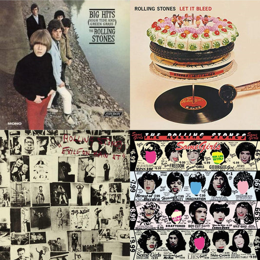 Big Hits (High Tide Green Grass LP Vinyl) & Let It Bleed (50Th Anniversary Edition) & Exile On Main Street (2LP) & Some Girls