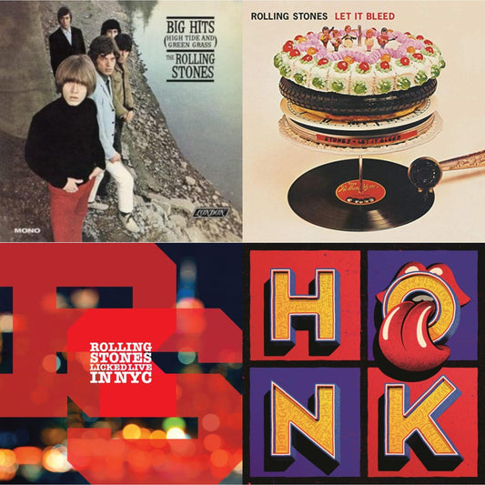 Big Hits (High Tide Green Grass LP Vinyl) & Let It Bleed (50Th Anniversary Edition) & Licked Live In Nyc (White Vinyl/3LP) & Honk (Translucent Red Vinyl/2LP)