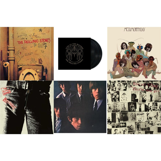 Beggars Banquet & Rolling Stones No.2 (180G) & Metamorphosis & Live At The Wiltern (3LP) & Sticky Fingers & Exile On Main Street (2LP)