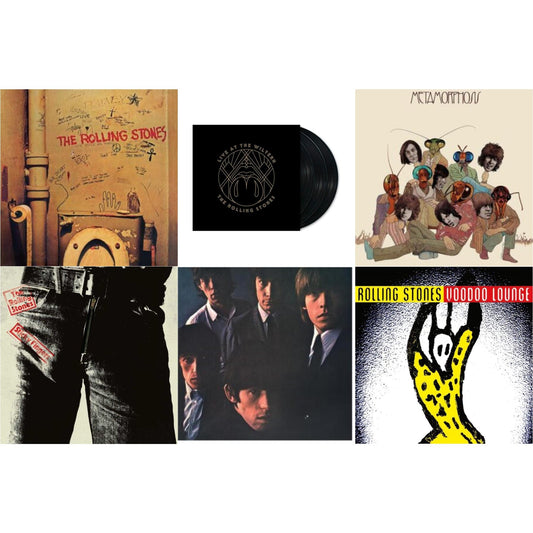 Beggars Banquet & Rolling Stones No.2 (180G) & Metamorphosis & Live At The Wiltern (3LP) & Voodoo Lounge (30Th Anniversary) (Red/Yellow Vinyl/2LP) & Sticky Fingers