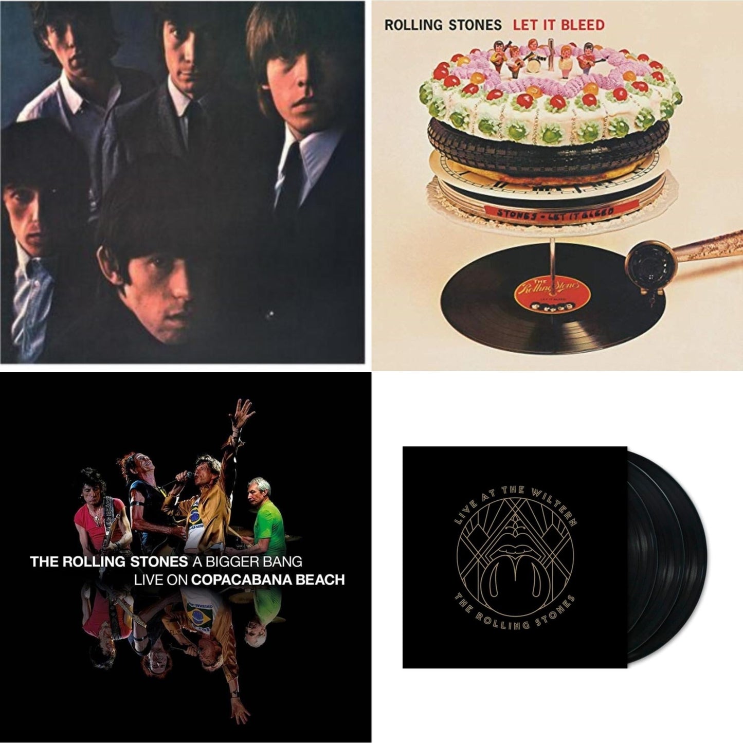 Rolling Stones No.2 (180G) & Let It Bleed (50Th Anniversary Edition) & Bigger Bang Live On Copacabana Beach (Multi Color Vinyl/3LP) & Live At The Wiltern (3LP)