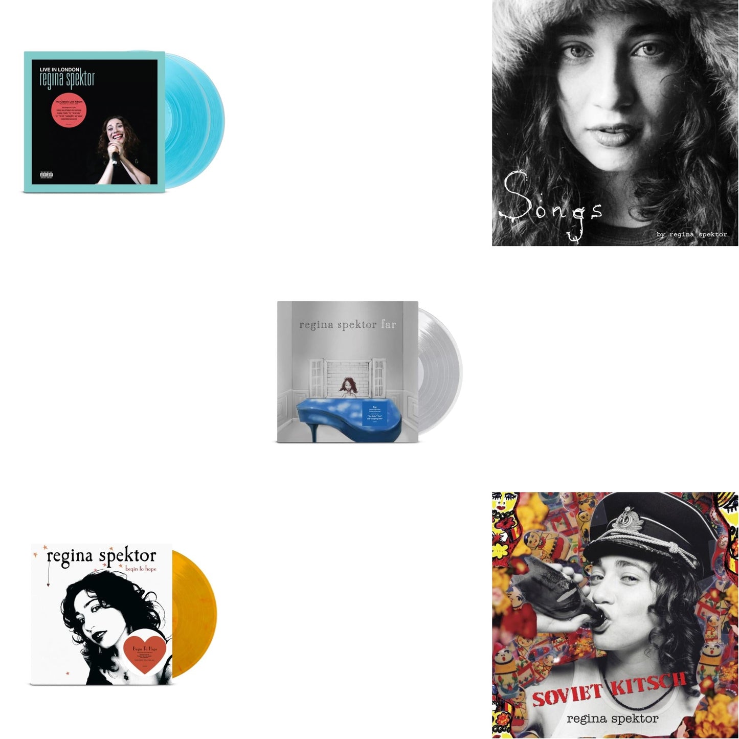 Live In London (Curacao Blue Vinyl/2LP) & Begin To Hope (Yellow Flame LP Vinyl) & Far (Velum Clear LP Vinyl) & Songs & Soviet Kitsch (Tellow LP Vinyl) (I)