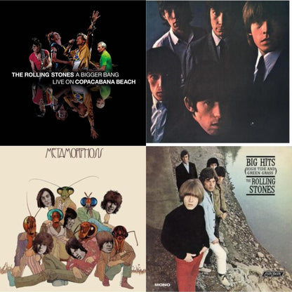 Rolling Stones No.2 (180G) & Big Hits (High Tide Green Grass LP Vinyl) & Metamorphosis & Bigger Bang Live On Copacabana Beach (Multi Color Vinyl/3LP)