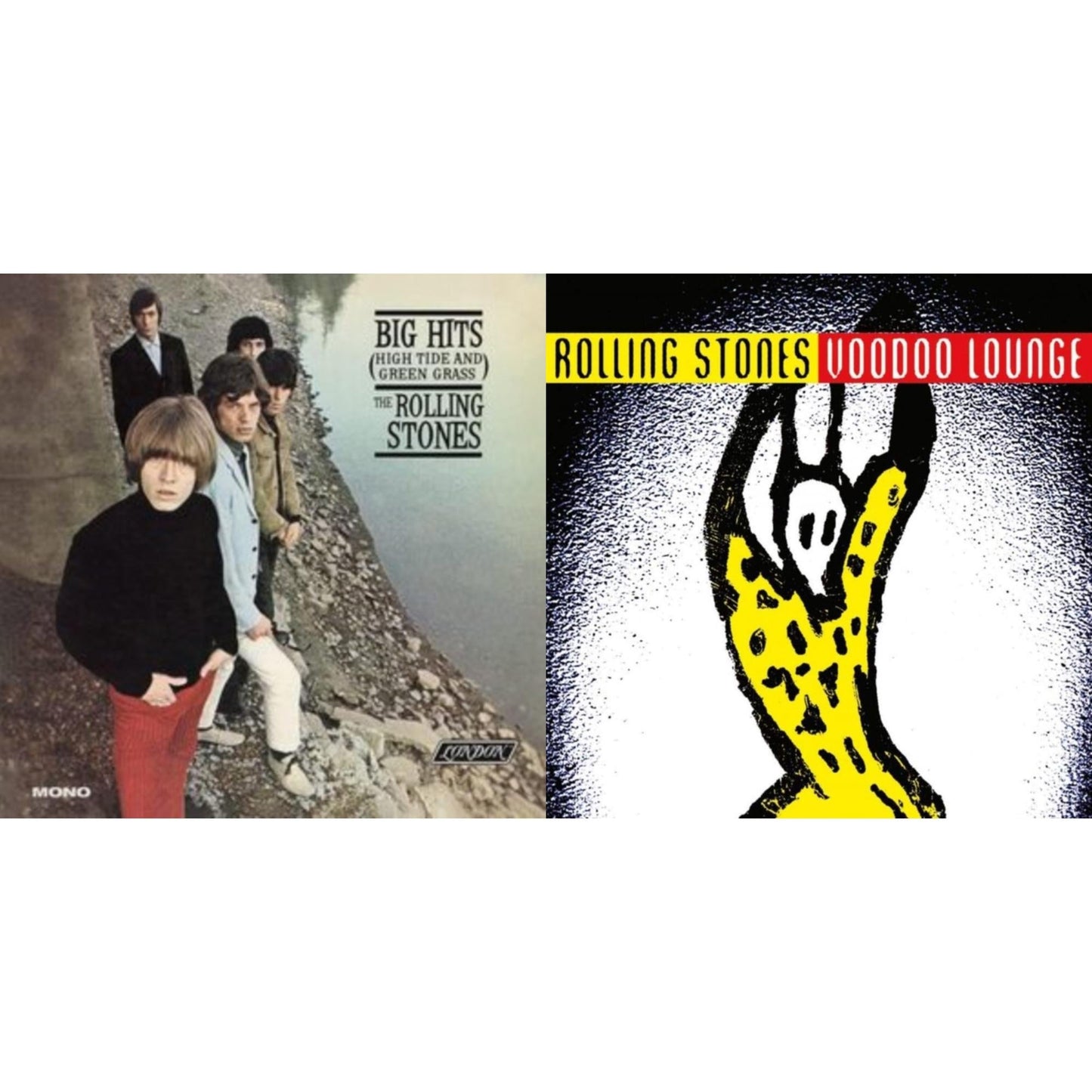 Big Hits (High Tide Green Grass LP Vinyl) & Voodoo Lounge (30Th Anniversary) (Red/Yellow Vinyl/2LP)