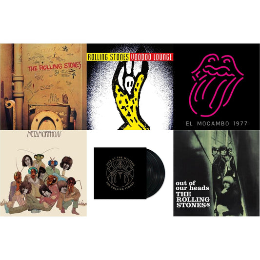 Beggars Banquet & Out Of Our Heads (Uk) & Metamorphosis & Live At The El Mocambo (4LP) & Live At The Wiltern (3LP) & Voodoo Lounge (30Th Anniversary) (Red/Yellow Vinyl/2LP)