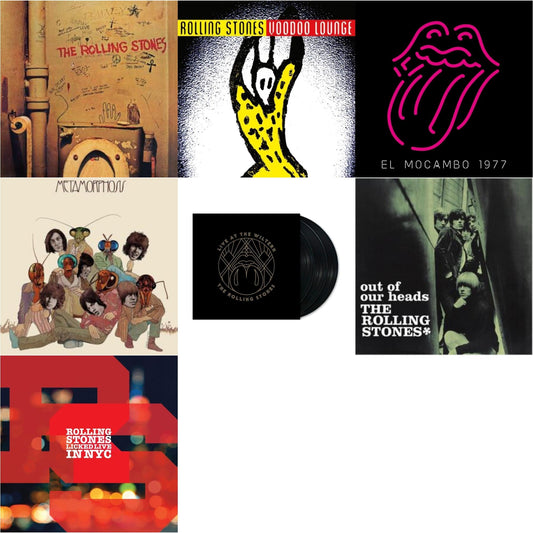 Beggars Banquet & Out Of Our Heads (Uk) & Metamorphosis & Live At The El Mocambo (4LP) & Licked Live In Nyc (White Vinyl/3LP) & Live At The Wiltern (3LP) & Voodoo Lounge (30Th Anniversary) (Red/Yellow Vinyl/2LP)