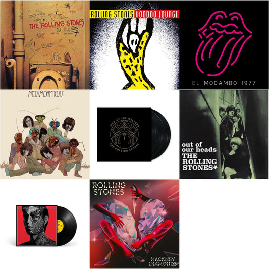 Beggars Banquet & Out Of Our Heads (Uk) & Metamorphosis & Tattoo You (2021 Remaster) & Live At The El Mocambo (4LP) & Hackney Diamonds & Live At The Wiltern (3LP) & Voodoo Lounge (30Th Anniversary) (Red/Yellow Vinyl/2LP)