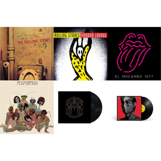 Beggars Banquet & Metamorphosis & Tattoo You (2021 Remaster) & Live At The El Mocambo (4LP) & Live At The Wiltern (3LP) & Voodoo Lounge (30Th Anniversary) (Red/Yellow Vinyl/2LP)