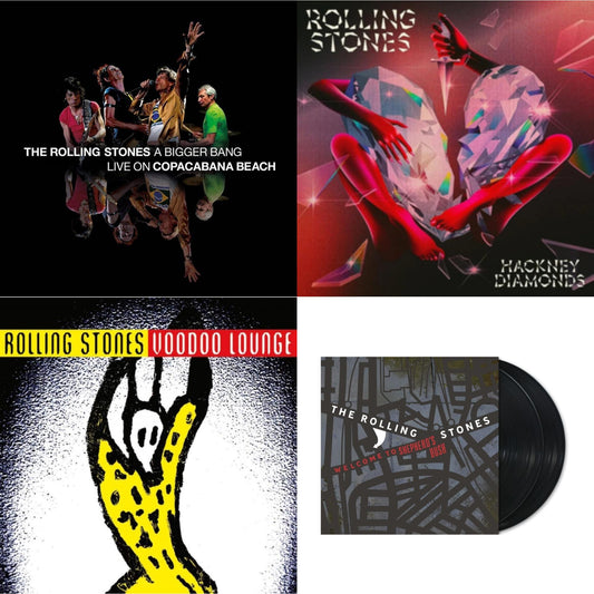 Bigger Bang Live On Copacabana Beach (Multi Color Vinyl/3LP) & Hackney Diamonds & Voodoo Lounge (30Th Anniversary) (Red/Yellow Vinyl/2LP) & Welcome To Shepherd's Bush (180G/2LP)