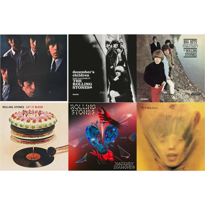 Rolling Stones - Rolling Stones No.2 (180G) & December's Children (& Everybody's) & Big Hits (High Tide Green Grass LP Vinyl) & Let It Bleed (50Th Anniversary Edition) & Hackney Diamonds (1 Year Anniversary/Clear/Blue Splatter Vinyl/2LP) & Goats Head