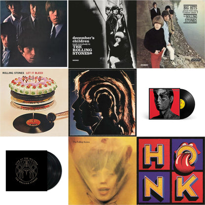 Rolling Stones - Rolling Stones No.2 (180G) & December's Children (& Everybody's) & Big Hits (High Tide Green Grass LP Vinyl) & Let It Bleed (50Th Anniversary Edition) & Hot Rocks 1964-1971 (2LP) & Tattoo You (2021 Remaster) & Live At The Wiltern