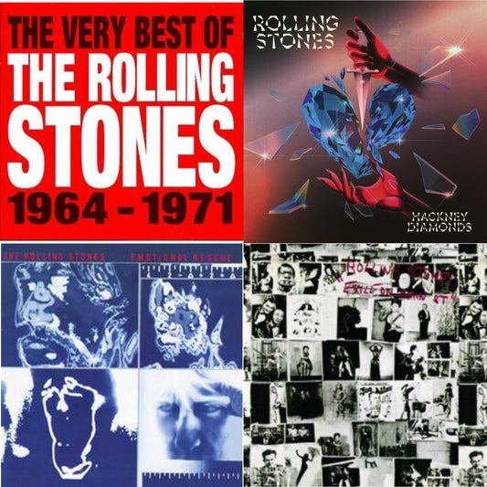 Very Best Of The Rolling Stones 1964 -1971 & Hackney Diamonds (Live Edition) (2CD) & Emotional Rescue & Exile On Main Street