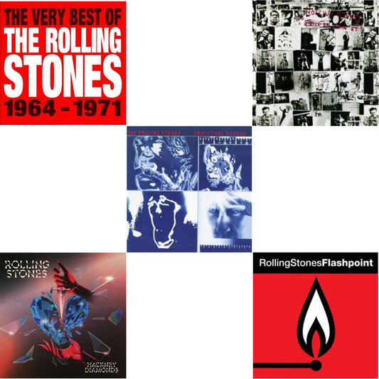 Very Best Of The Rolling Stones 1964 -1971 & Hackney Diamonds (Live Edition) (2CD) & Emotional Rescue & Exile On Main Street & Flashpoint