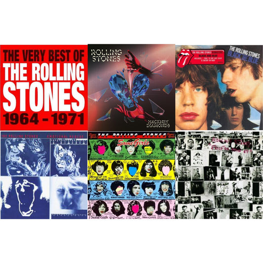 Very Best Of The Rolling Stones 1964 -1971 & Hackney Diamonds (Live Edition) (2CD) & Black & Blue & Emotional Rescue & Some Girls & Exile On Main Street