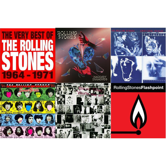 Very Best Of The Rolling Stones 1964 -1971 & Hackney Diamonds (Live Edition) (2CD) & Emotional Rescue & Some Girls & Exile On Main Street & Flashpoint