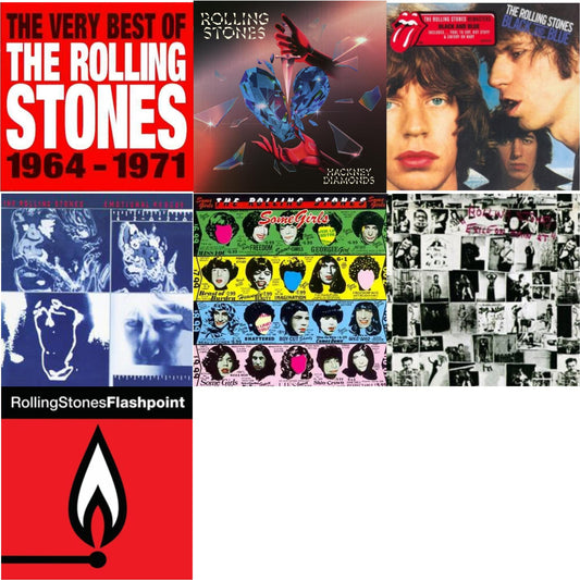 Very Best Of The Rolling Stones 1964 -1971 & Hackney Diamonds (Live Edition) (2CD) & Black & Blue & Emotional Rescue & Some Girls & Exile On Main Street & Flashpoint