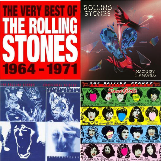 Very Best Of The Rolling Stones 1964 -1971 & Hackney Diamonds (Live Edition) (2CD) & Emotional Rescue & Some Girls