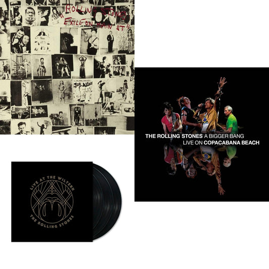 Bigger Bang Live On Copacabana Beach (Multi Color Vinyl/3LP) & Live At The Wiltern (3LP) & Exile On Main Street (2LP)