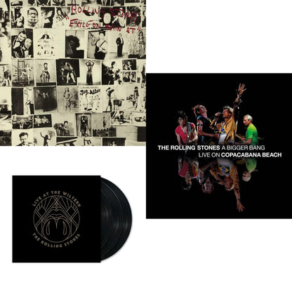 Bigger Bang Live On Copacabana Beach (Multi Color Vinyl/3LP) & Live At The Wiltern (3LP) & Exile On Main Street (2LP)