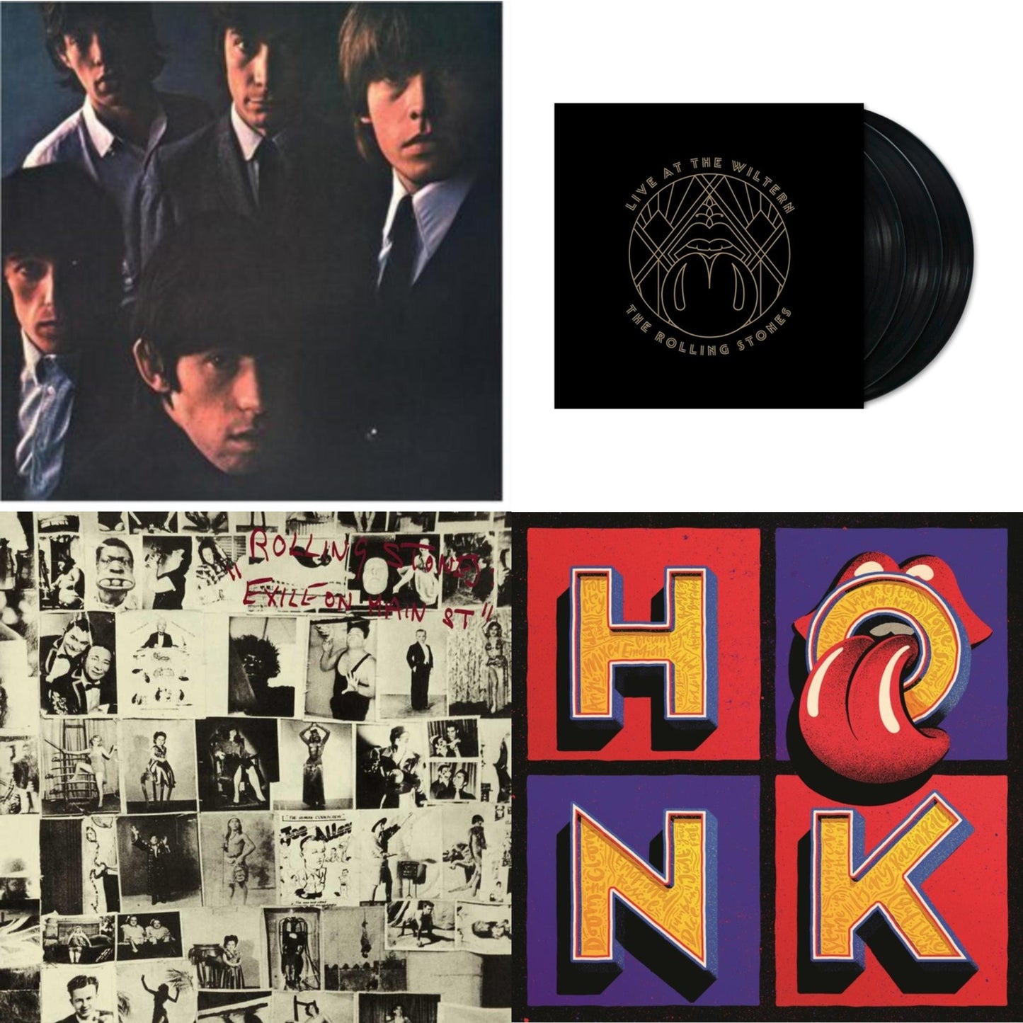 Rolling Stones No.2 (180G) & Live At The Wiltern (3LP) & Exile On Main Street (2LP) & Honk (Translucent Red Vinyl/2LP)