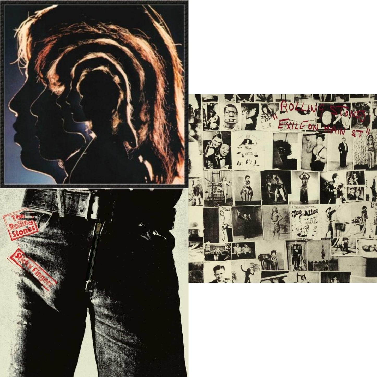 Hot Rocks 1964-1971 (2LP) & Sticky Fingers & Exile On Main Street (2LP)