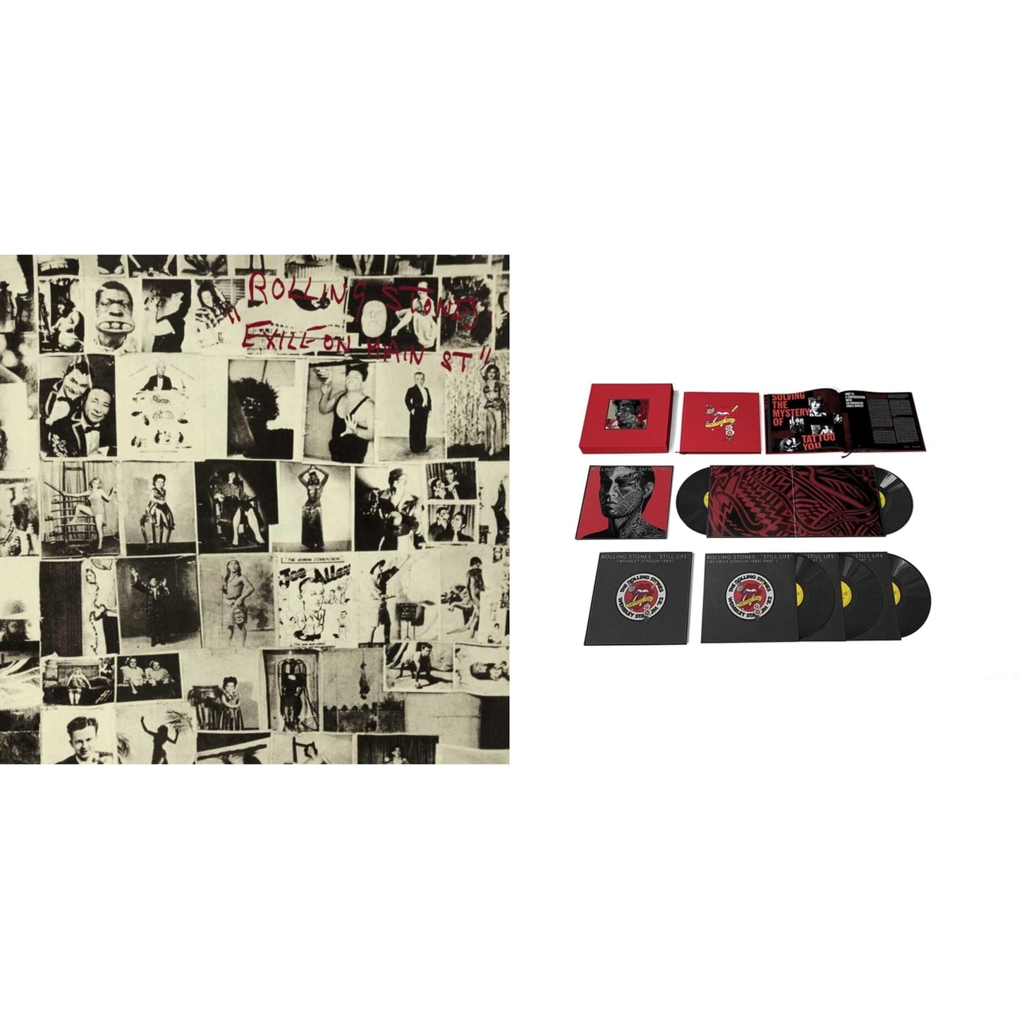 Tattoo You (2021 Remaster/5LP Box Set) & Exile On Main Street (2LP)