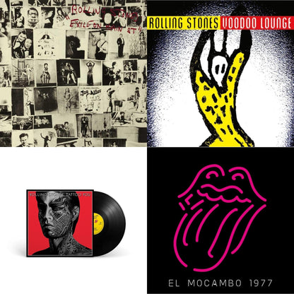 Tattoo You (2021 Remaster) & Live At The El Mocambo (4LP) & Voodoo Lounge (30Th Anniversary) (Red/Yellow Vinyl/2LP) & Exile On Main Street (2LP)