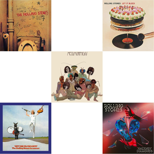 Beggars Banquet & Get Yer Ya-Ya’S Out! (180G) & Metamorphosis & Let It Bleed (50Th Anniversary Edition) & Hackney Diamonds (1 Year Anniversary/Clear/Blue Splatter Vinyl/2LP)