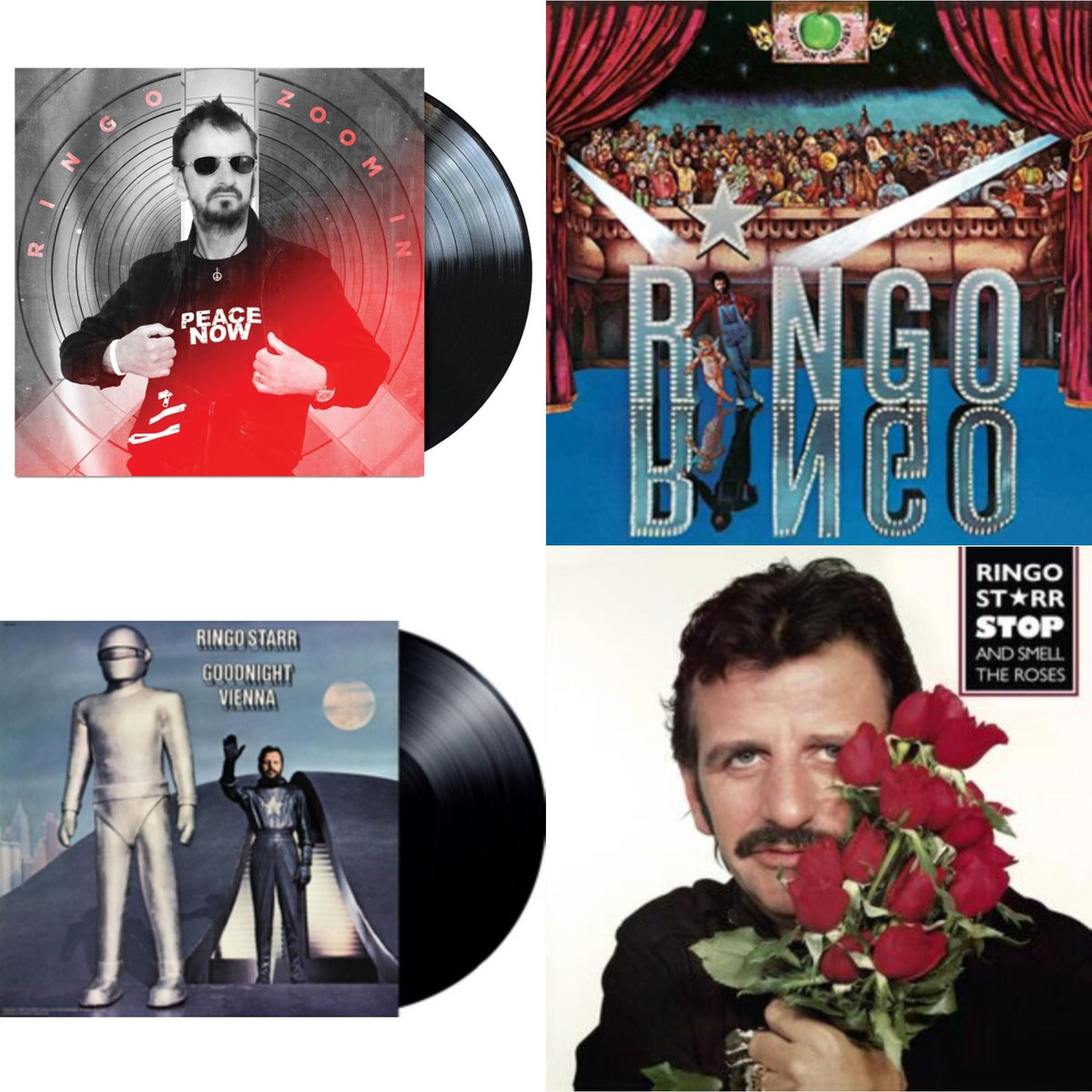 Zoom In Ep & Ringo & Goodnight Vienna & Stop & Smell The Roses: Yellow Submarine Edition (Yellow LP Vinyl)