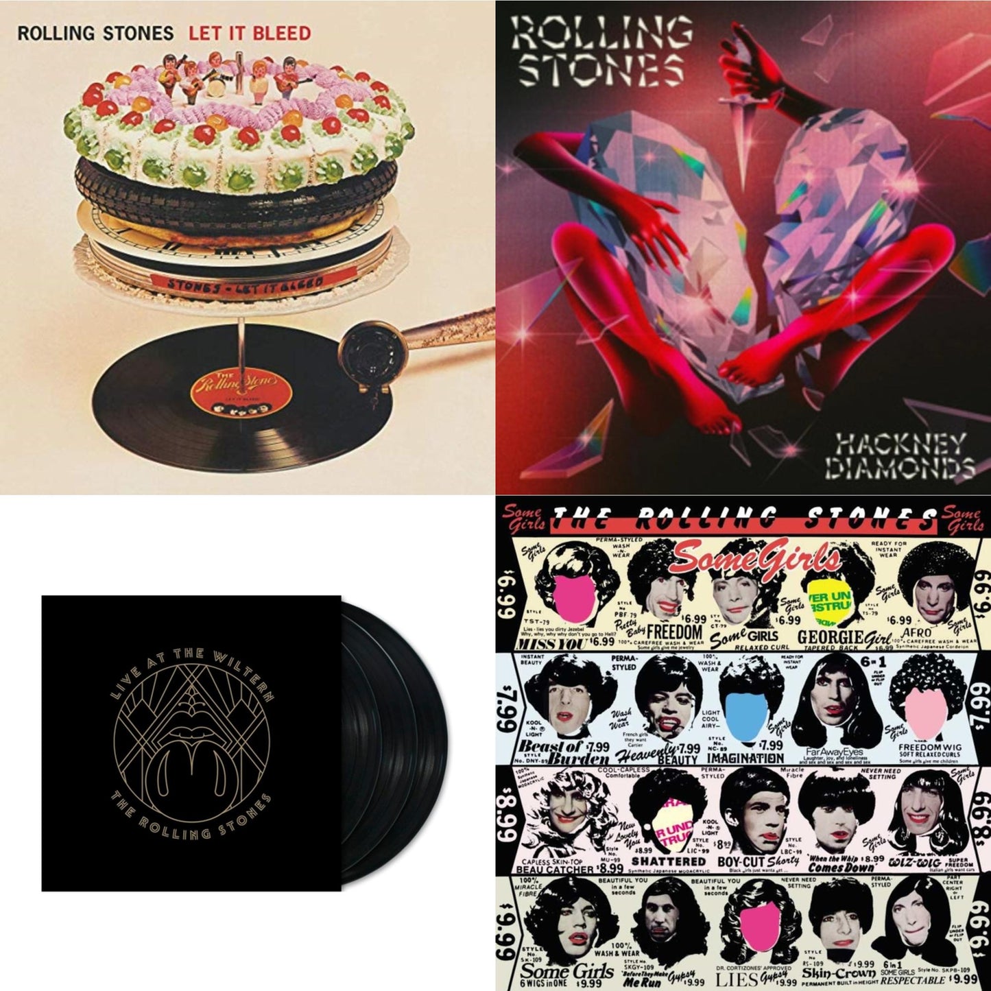 Let It Bleed (50Th Anniversary Edition) & Hackney Diamonds & Live At The Wiltern (3LP) & Some Girls